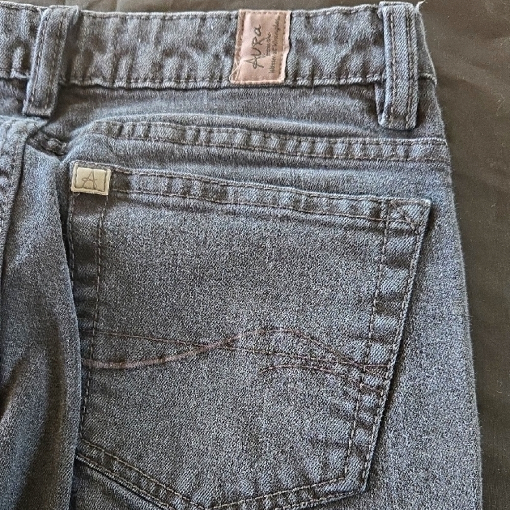 Charcoal Denim Jeans by Aura - Wrangler